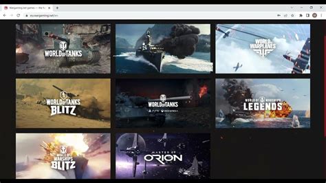 Wargaming.net games — the full list of games available for .